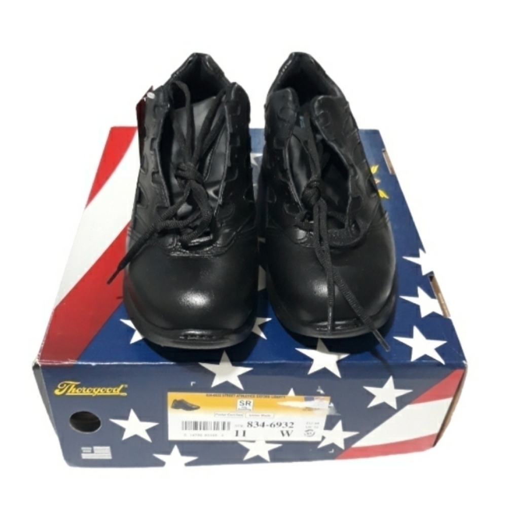 Thorogood Men's shoes new with box made in USA street Athletic black size 11 W